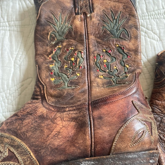 OLD GRINGO-BOOTSTAR Women’s boots 8 B Cactus Flower-Snip Toe Handmade in Mexico - Picture 7 of 13